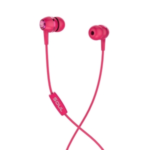 LIT RED high performance wired earphones Soul Electronics Ακουστικά ψείρες – Κόκκινο